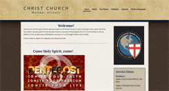 Desktop Screenshot of christchurchmoline.net
